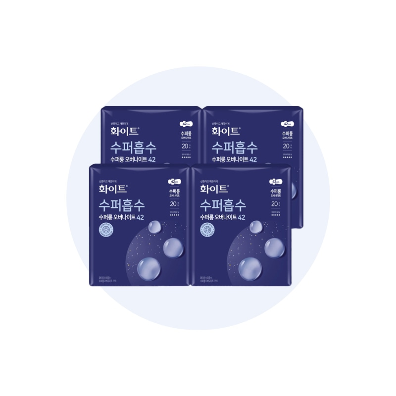 ソフトカバー スーパーロング 20pcs * 4pcs 衛生ナプキン