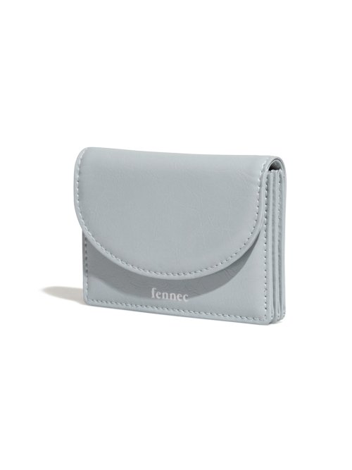 財布・小物その他 FENNEC CRINKLE HALFMOON ACCORDION POCKET SILVER Qoo10] フェネック [韓国人気］CRINKLE HALFMO : バッグ・雑貨