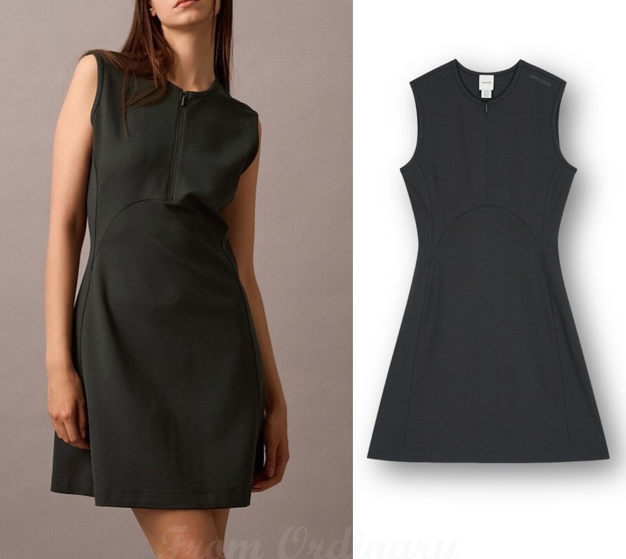 ネックジップノースリーブミニワンピース (44C214G-8MN)