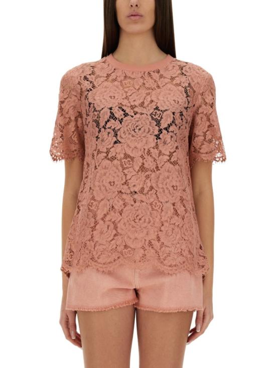 DOLCE & GABBANA Women Tops F8V21T HLM7LF0473 Pink