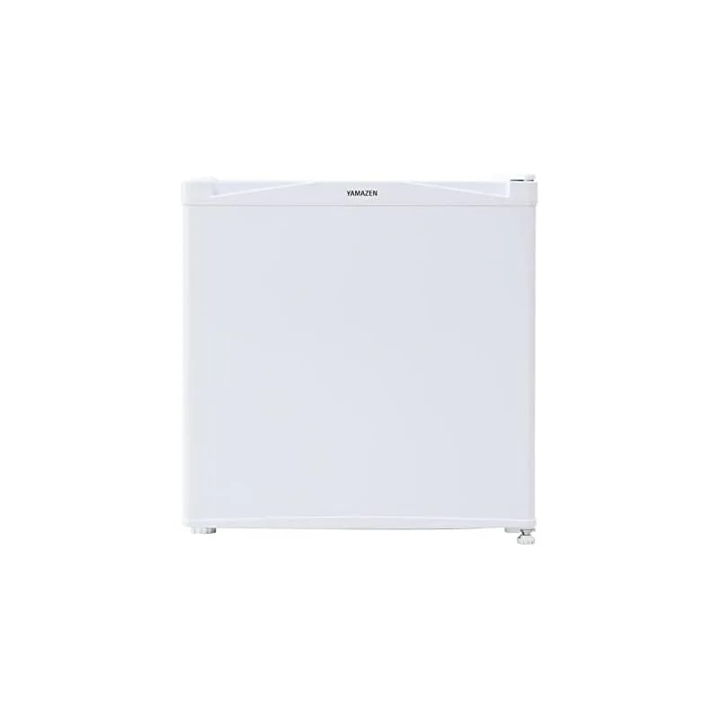 【即納】[山善] 冷蔵庫 46L 右開き YFR-51(W) ホワイト 一人暮らし 小型 1ドア 静音 省エネ 製氷スペース付き
