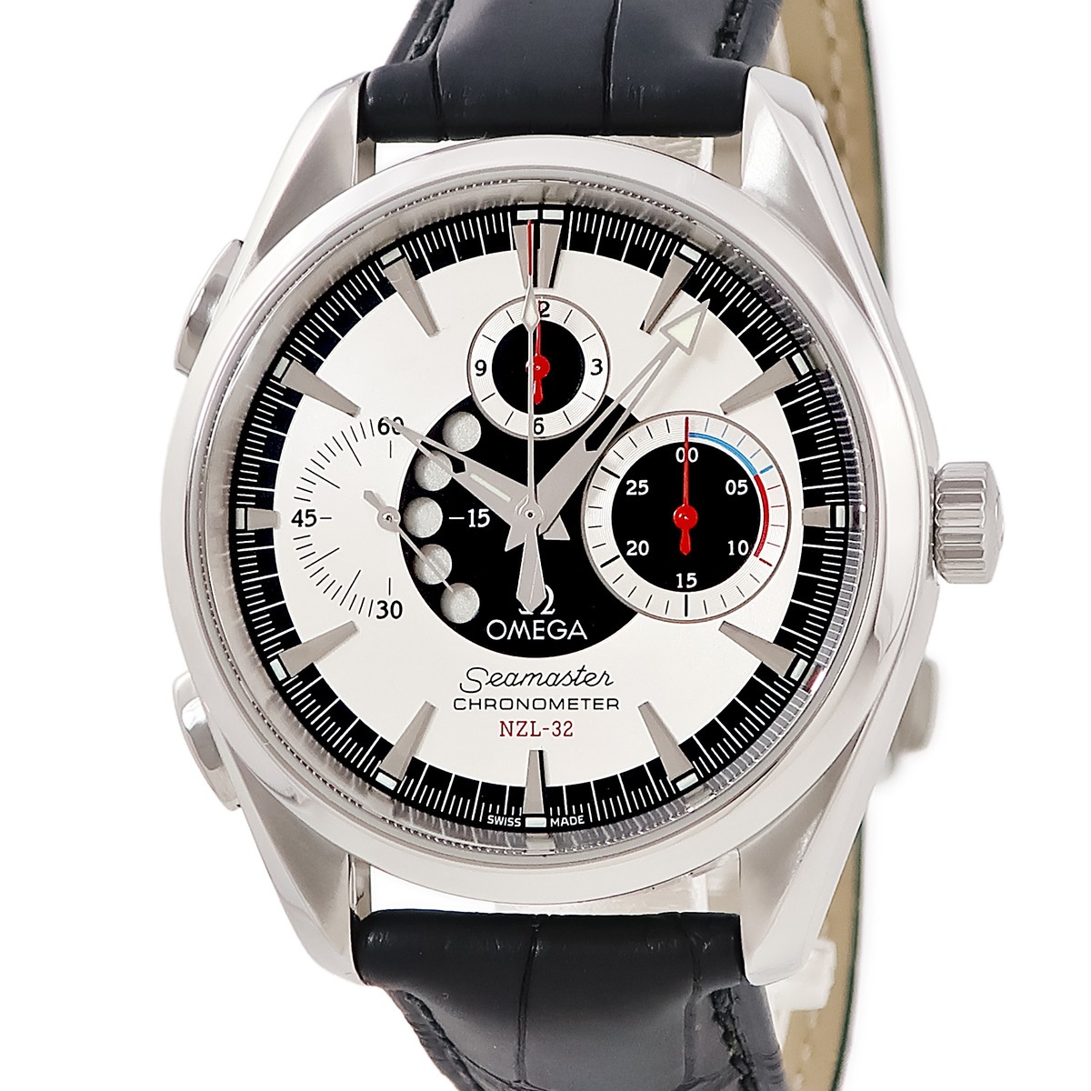 シーマスター アクアテラ クロノグラフ NZL-32 2813.30.81 自動巻き メンズ クロノメーター レガッタ 3年保証 237,930円