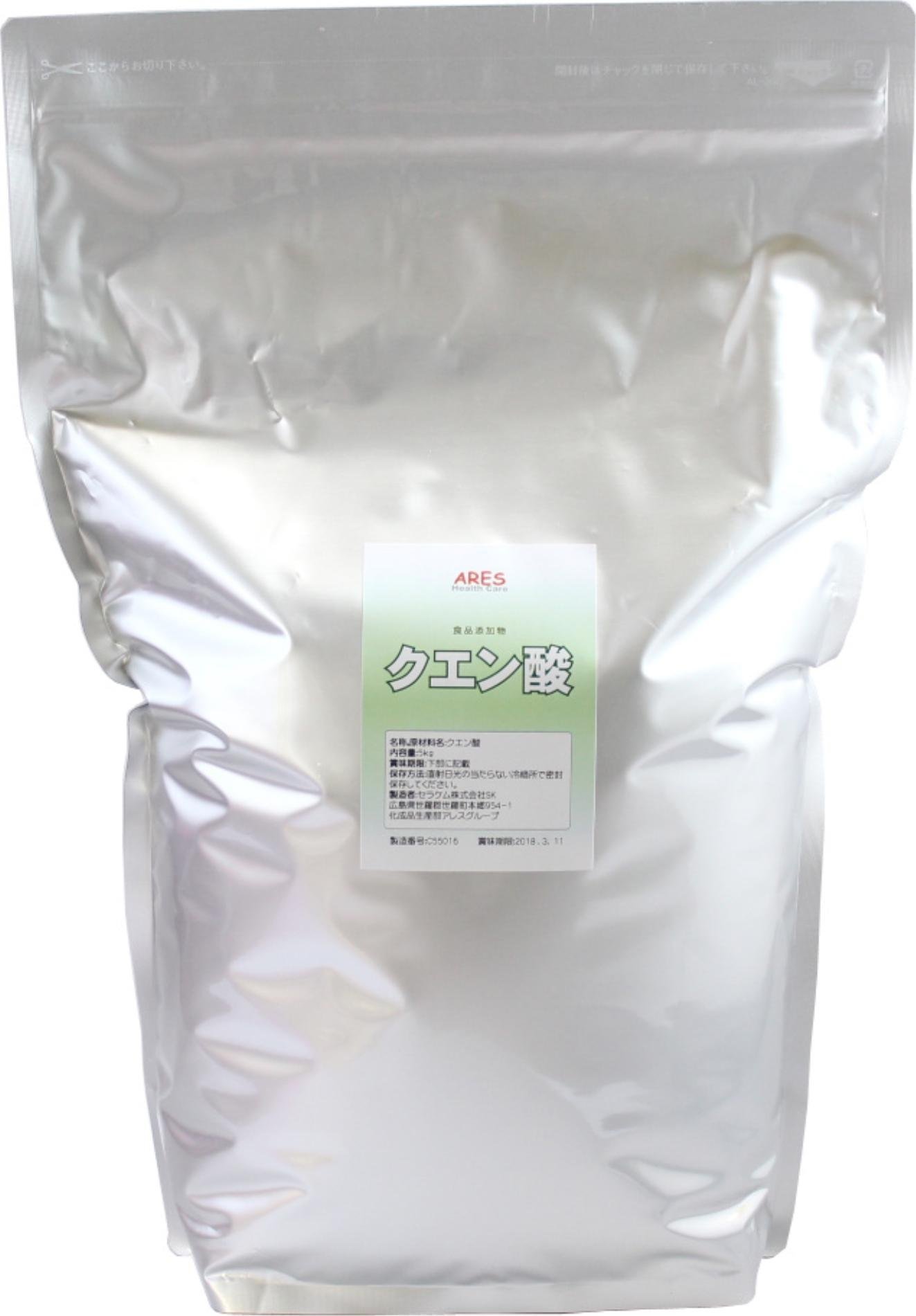 アレスヘルスケア クエン酸 5kg 5,038円