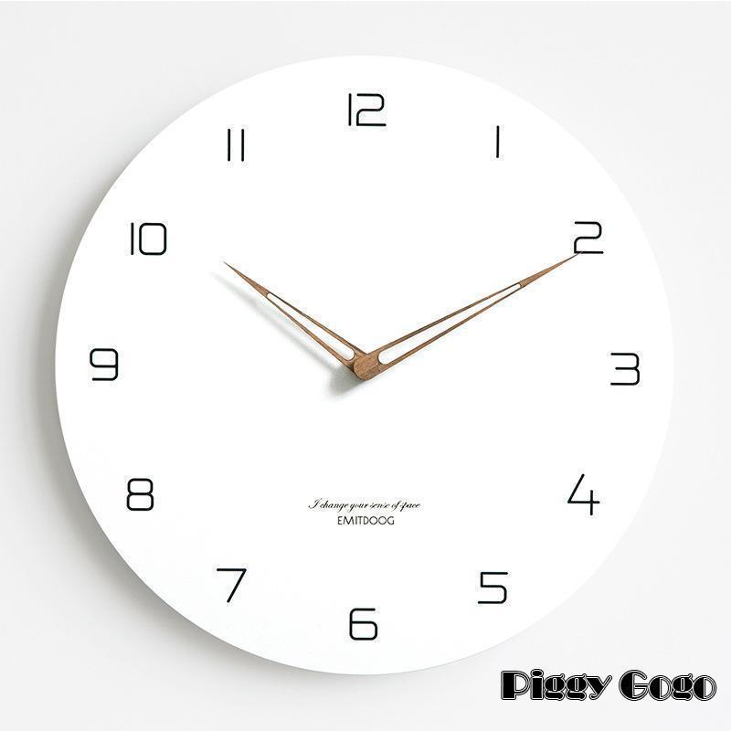 壁掛け時計 掛け時計 壁掛け 北欧 おしゃれ 静音 ナチュラル 見やすい モダン デジタル 部屋飾り 連続秒針 とけい 非電波 リビング プレゼント 新築祝い