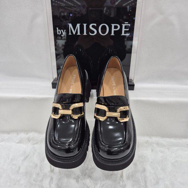 By 女性 デイリー チャンキーソール ローファー 112HT419FF011 BLACK 2 JJ