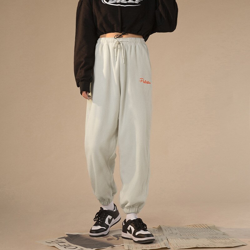 ワイドパンツジョガーパンツ脚長効果！スキニーデニムパンツハイウエストパンツワイドパンツズボンハーレムパンツスウェット