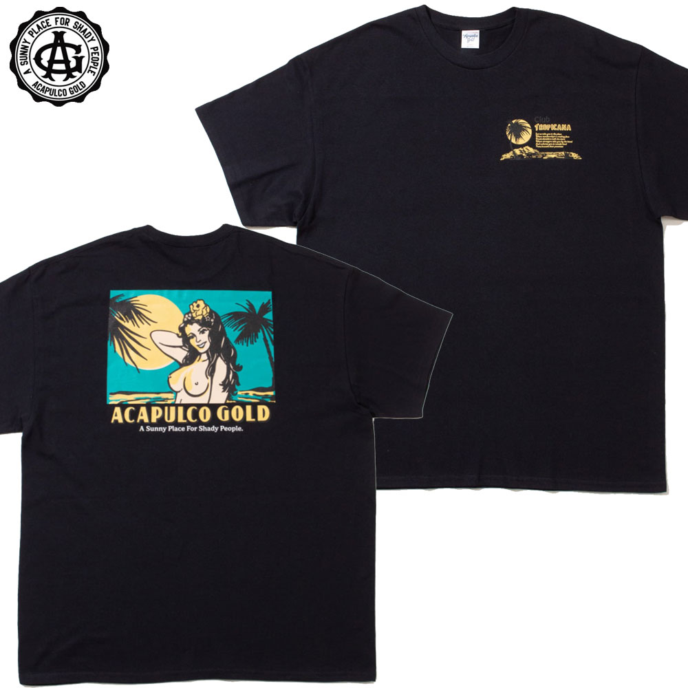 【Acapulco Gold/アカプルコゴールド】コットン Tシャツ 半袖/CLUB TROPICANA TEEメンズ レディース ストリート スケーター ファッション 5,729円