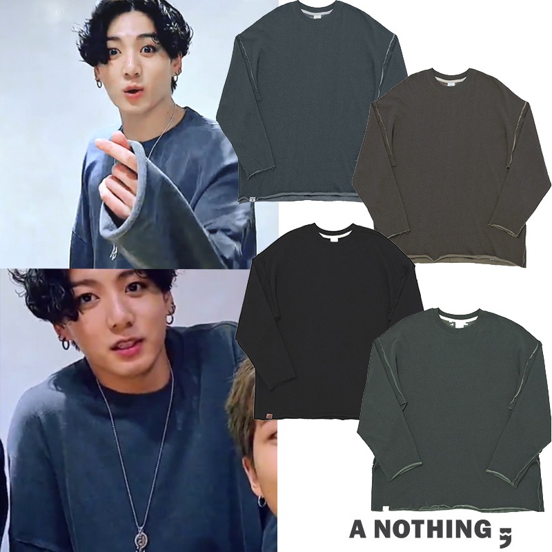 btsジョングク着用 VINTAGE P. DYEING CUT-OUT BOX TEE