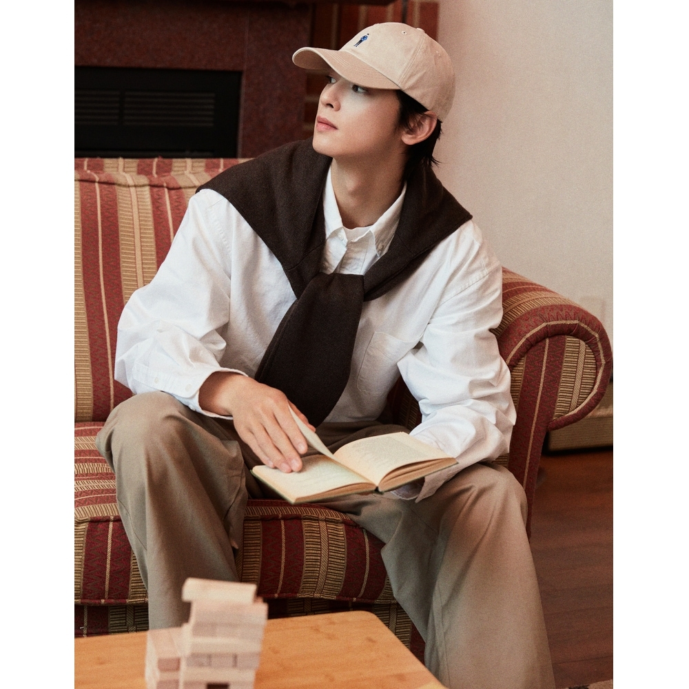 GIORDANO 043902リラックスフィットオックスフォードシャツ_5color