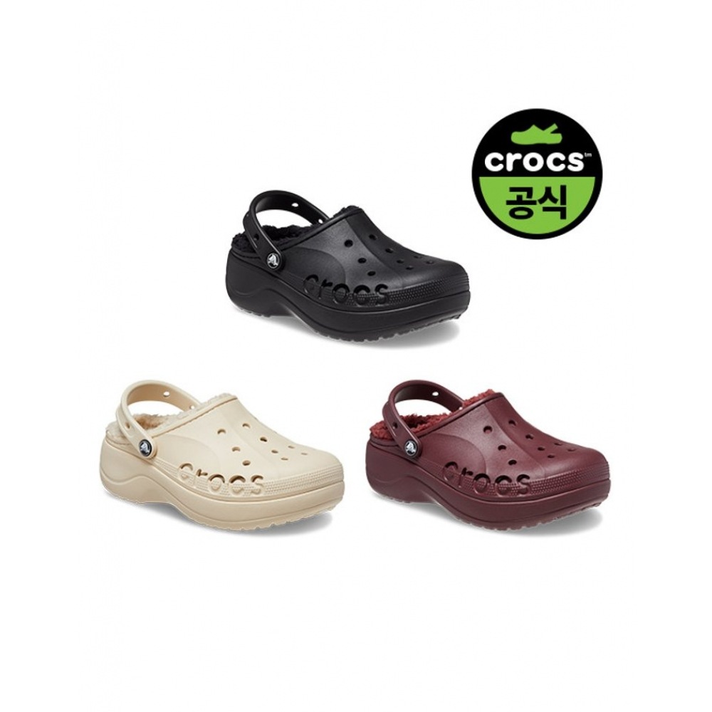 Crocs レディース BAYA プラットフォーム裏地付きクロッグ 3 チョイス 1 8,317円