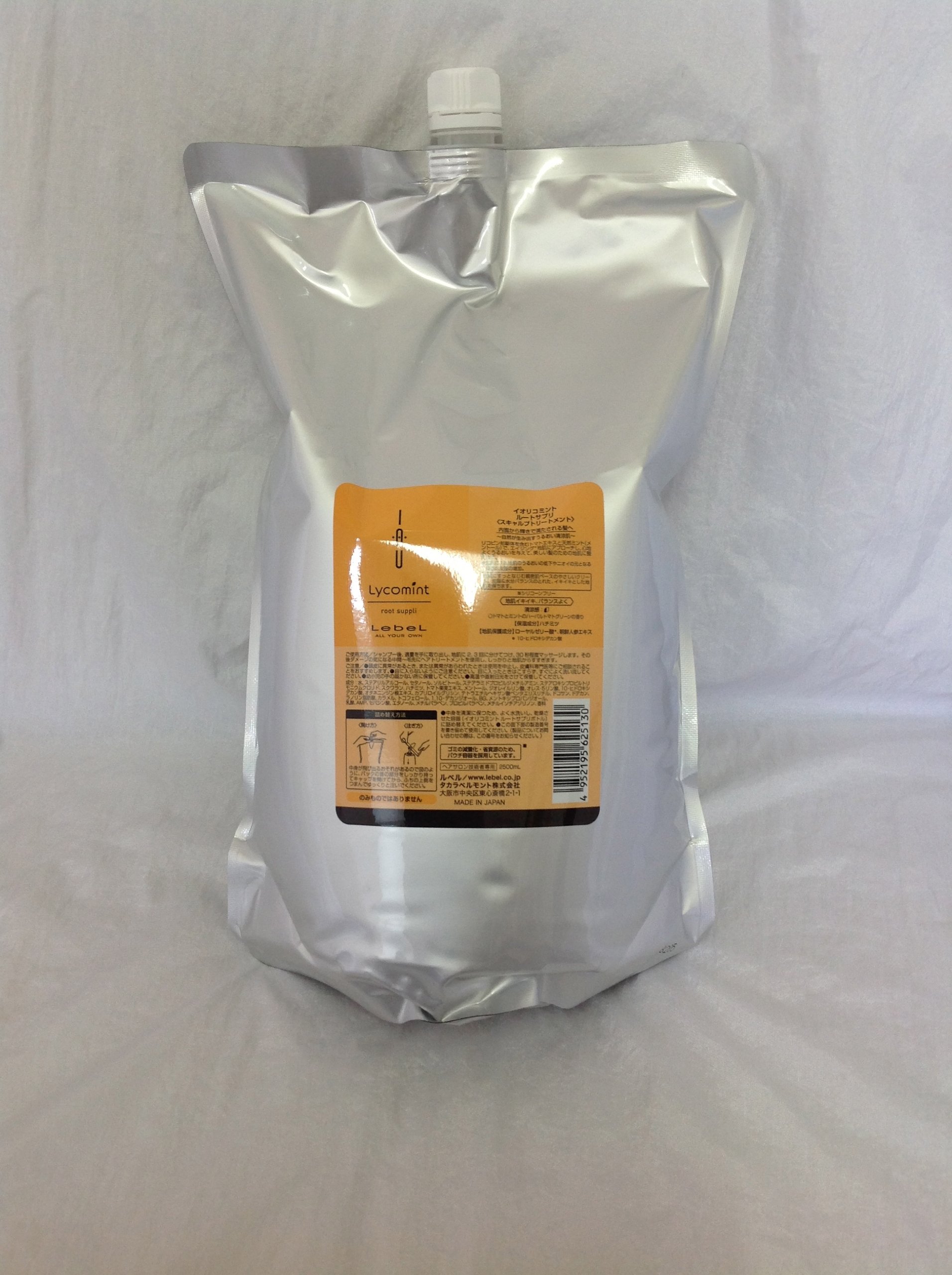 【全国送料無料】 ルベル イオ リコミント ルートサプリ 2500ml リフィル