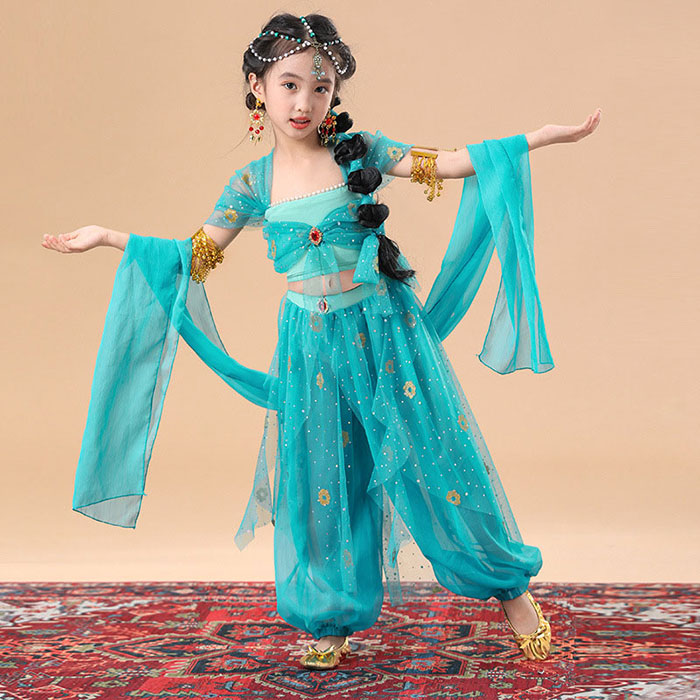 ホビー キッズ アラビアン 衣装 ハロウィン コスプレ アラビアンプリンセス 子供 コスチューム ハロウィン仮装 女の子 コスプレ服 ベリーダンス パンツ 100cm コスプレ衣装