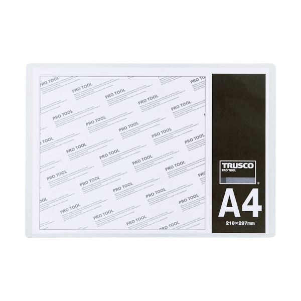 （まとめ） TRUSCO 厚口カードケース A3THCCH-A3 1枚 [x30セット]