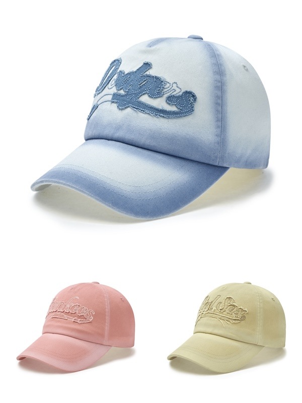 3ACPV025N 正規品保証 関税負担なし 韓国限定販売 冬の新商品 男女共用 バーシティー カールシブ ウォッシング ステッチ アーンストラクチャー ベースボールキャップ LAドジャース