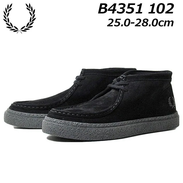 フレッドペリー B4351 Dawson Mid Suede ドーソンブーツ レザーシューズ メンズ 靴