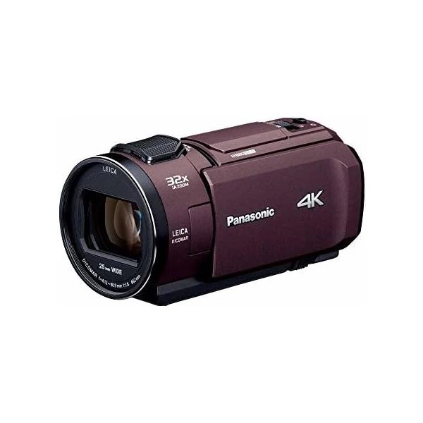 【中古】パナソニック 4K ビデオカメラ VX1M 64GB あとから補正 ブラウン HC-VX1M-T