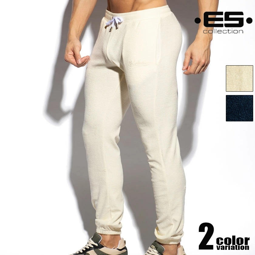 EScollection/イーエスコレクション TERRYCLOTH LONG PANTS コットン ロングパンツ メンズ　ボトムス　ファッション　部屋着 宅配便限定