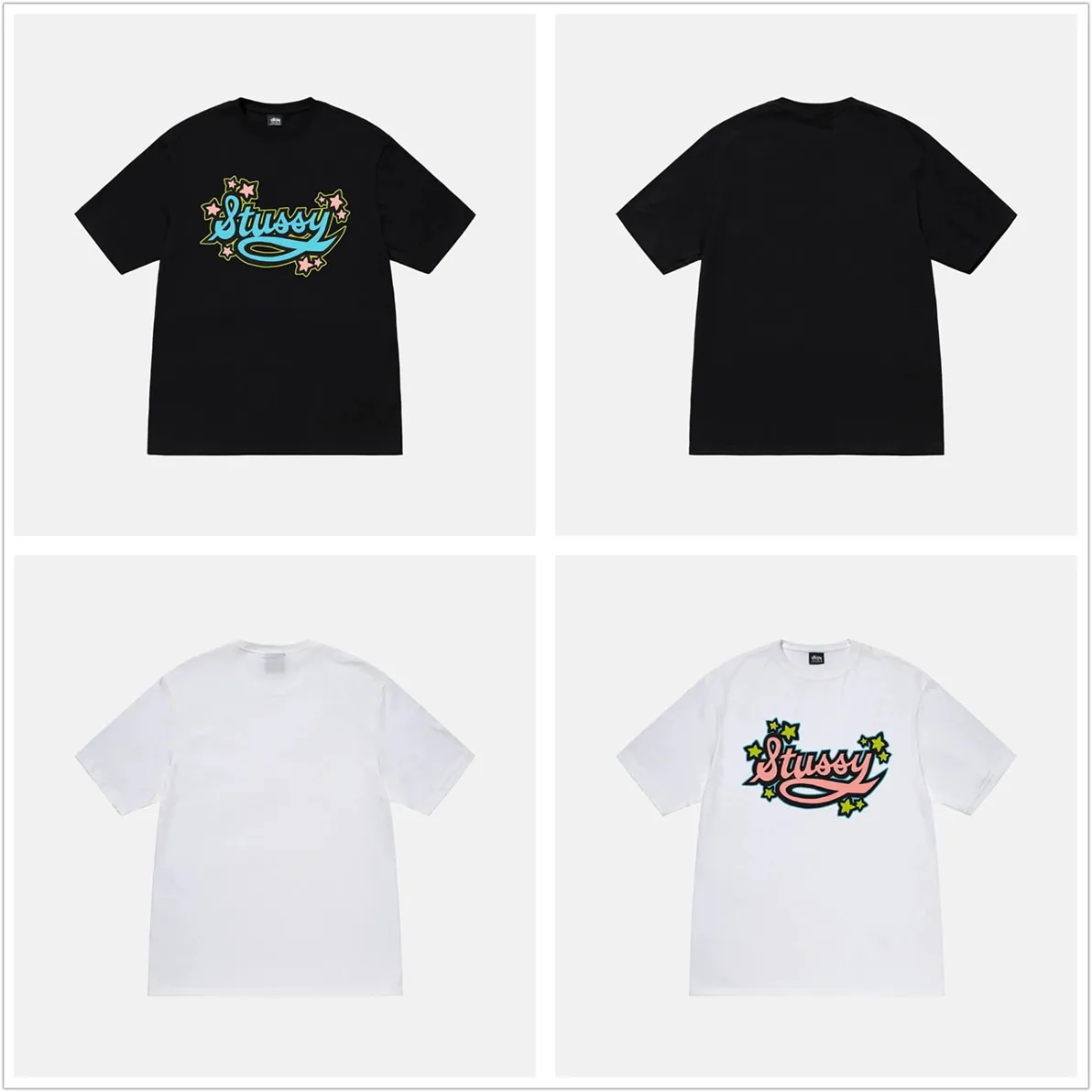 STUSSY（ステューシー） カットソー 半袖 STUSSY メンズ STUSSY STAR SCRIPT TEE - Tシャツ 1904967 並行輸入品