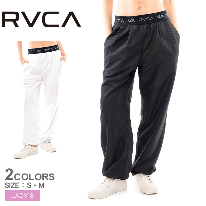 VA JACQUARD BAND EAS BE044715 レディース ボトムス イージーパンツ スポーツ スポーティ 無地 ロゴ カジュアル 長ズボン シンプル おしゃれ サーフ