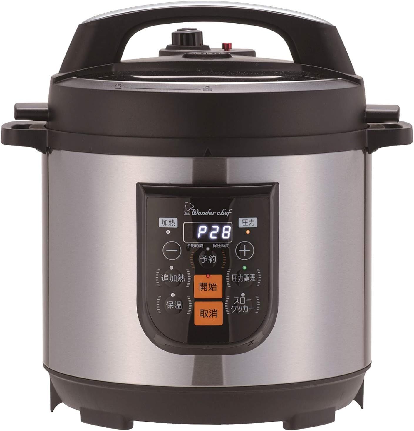 電気圧力鍋 楽ポン PRO 8.0L 圧力調理 温度調理 煮込み調理 蒸し調理 使いやすい クッキングガイド付属 楽楽調理 家庭用マイコン電気圧力鍋 OEDF80