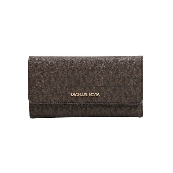 長財布 JET SET TRAVEL LG TRIFOLD 35F8GTVF3B レディース ブラウン