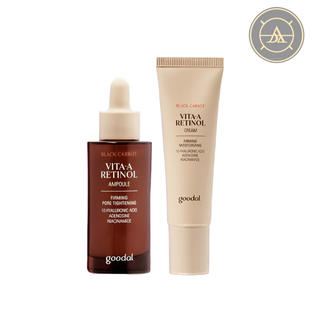 黒にんじんビタAレチノールヒアルロン酸アンプル 30ml +クリーム 50ml セット.