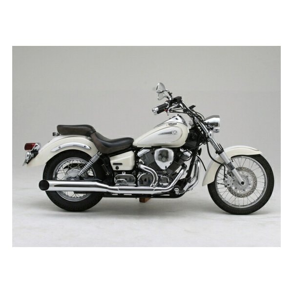 スリップオンマフラー スラッシュカット DS250 クロームメッキ D95123