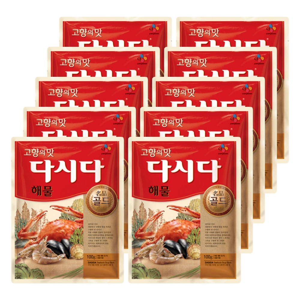 海鮮 名品 ゴールド 100g x 10袋 計1000g 韓国調味料 6,186円