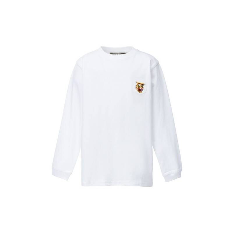 ONITSUKA TIGER KIDS キッズ タイガー刺繍Tシャツ 2184A269_100 400054