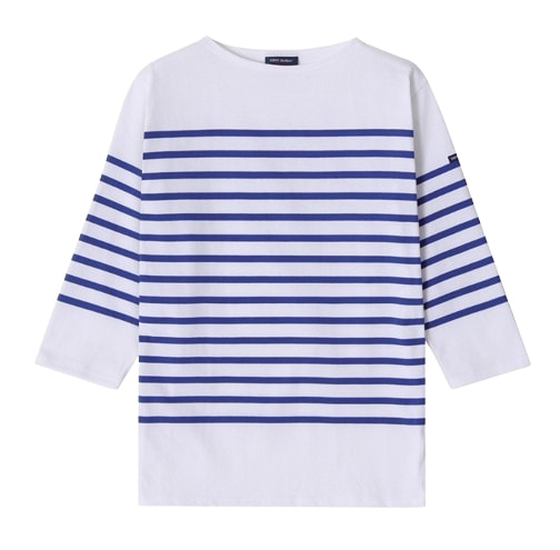 newjeans ティーシャツ ハニ ファンミーティング 着用 正規品 マリン ブルー ストライプ