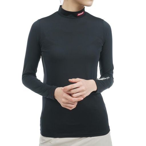 [アドミラル ゴルフ] クラシック モックネックインナー ADLA348 レディース 黒