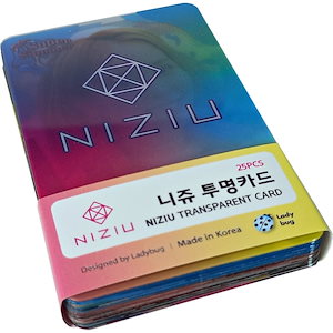 [25P] NiziU アクリル透明フォトカード25枚セット