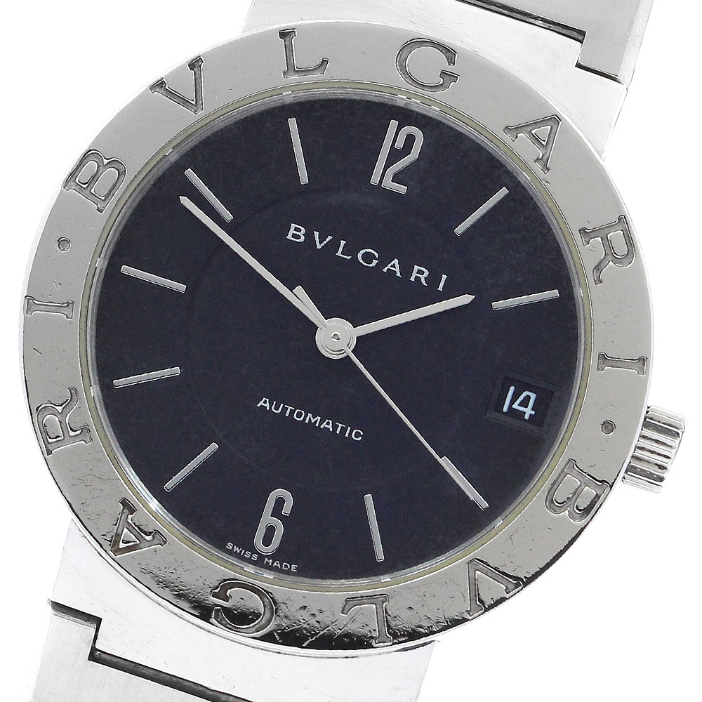 ブルガリ BVLGARI BB33SS ブルガリブルガリ デイト 自動巻き メンズ 保証書付き_899844【中古】