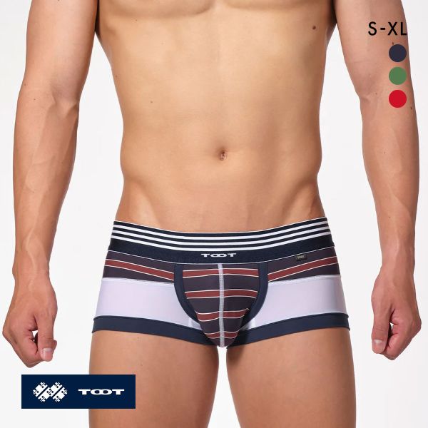 トゥート TOOT プレッピーボーダー nano ボクサーパンツ メンズ 前とじ NB24A025