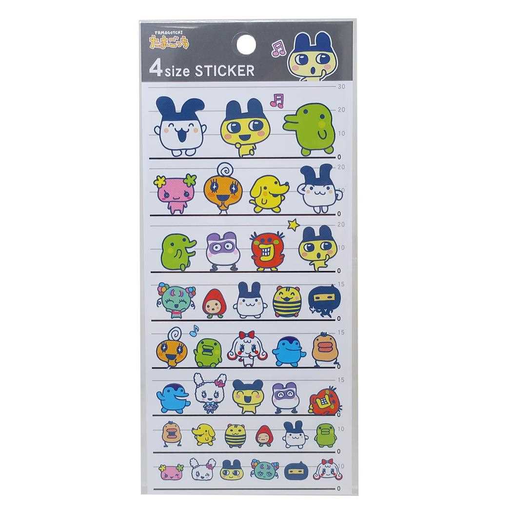 Qoo10] たまごっち シールシート 4SIZE S : 文具