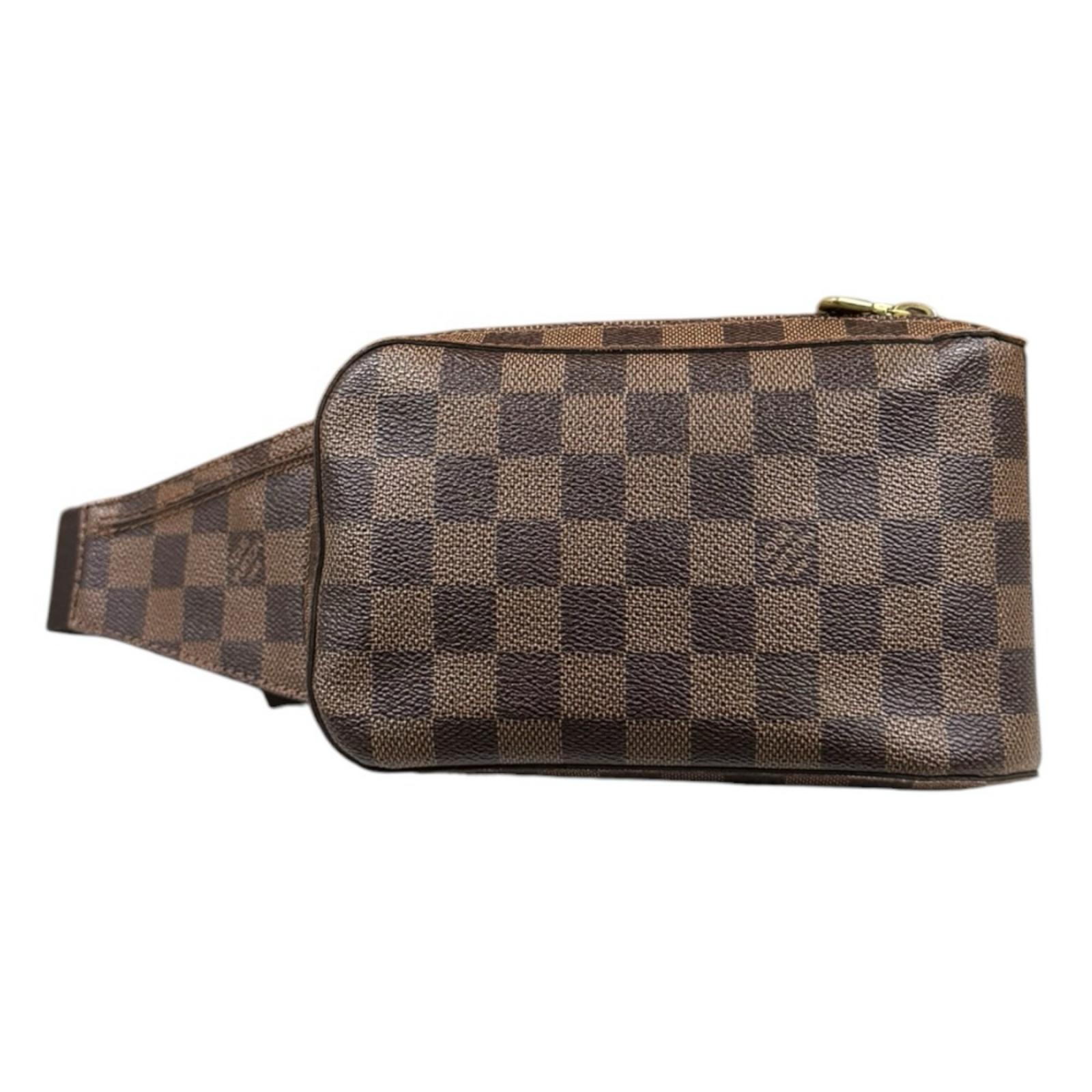 ルイヴィトン ジェロニモス ダミエ ボディバッグ ダミエキャンバス N51994 ブラウン LOUIS VUITTON 中古