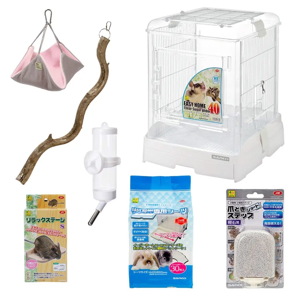ケージ 飼育セット(モモンガ) 三晃商会 フクロモモンガ飼育セット