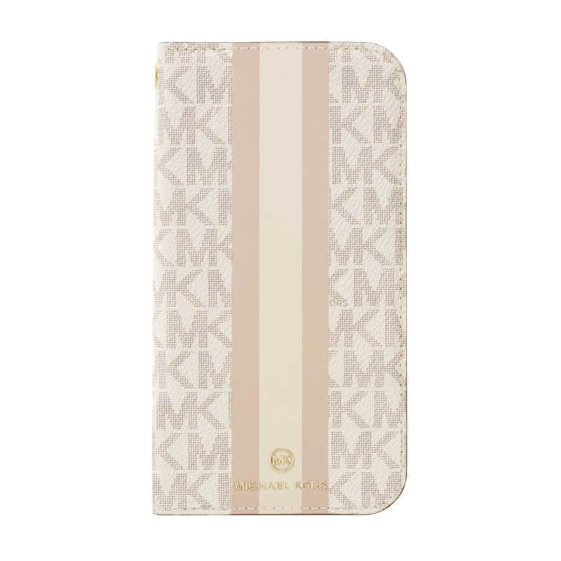 マイケルコース　Folio Case Stripe with Tassel Charm for iPhone 13 Vanilla　MKSTVNLFLIP2161 9,735円