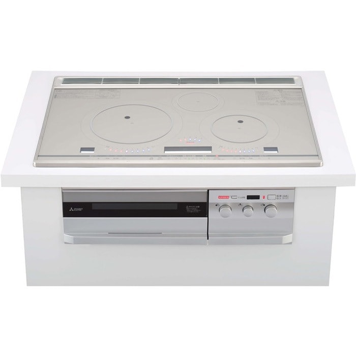 IHクッキングヒーター びっくリングIH ビルトイン型 3口 T321Vシリーズ 75cm ワイドトップ CS-T321VWSR プレミアムシルバー/クリアシルバー 80,190円