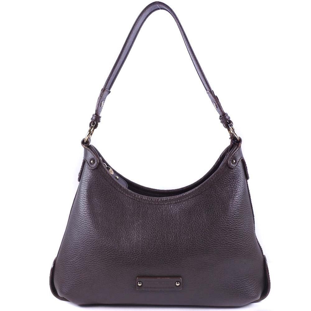 Salvatore Ferragamo サルヴァトーレフェラガモ ショルダーバッグ カーフ 茶 レディース 中古品 Aランク