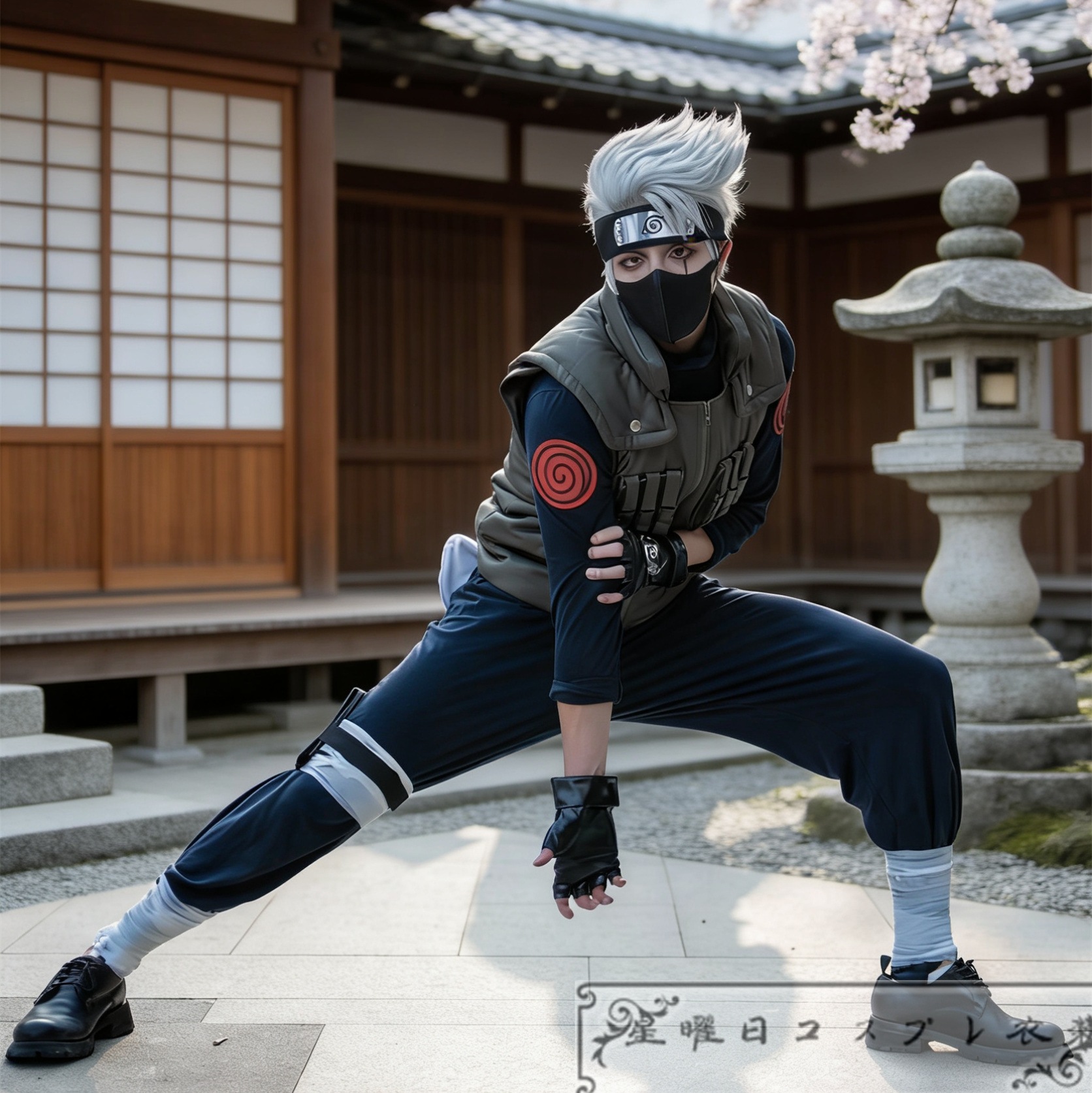 在庫品 子供/大人サイズ 上忍服 はたけカカシ コスプレ衣装 コスチューム