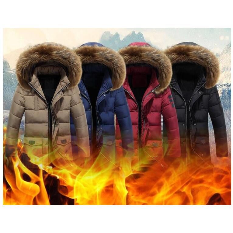 5色 中綿 ダウンジャケット メンズ 高品質 アウター 暖かい ロング丈コート ダウンコート 無地 防寒 厚手 冬服/M4ＸＬ/フード付き/20代30代40代50代 5,041円