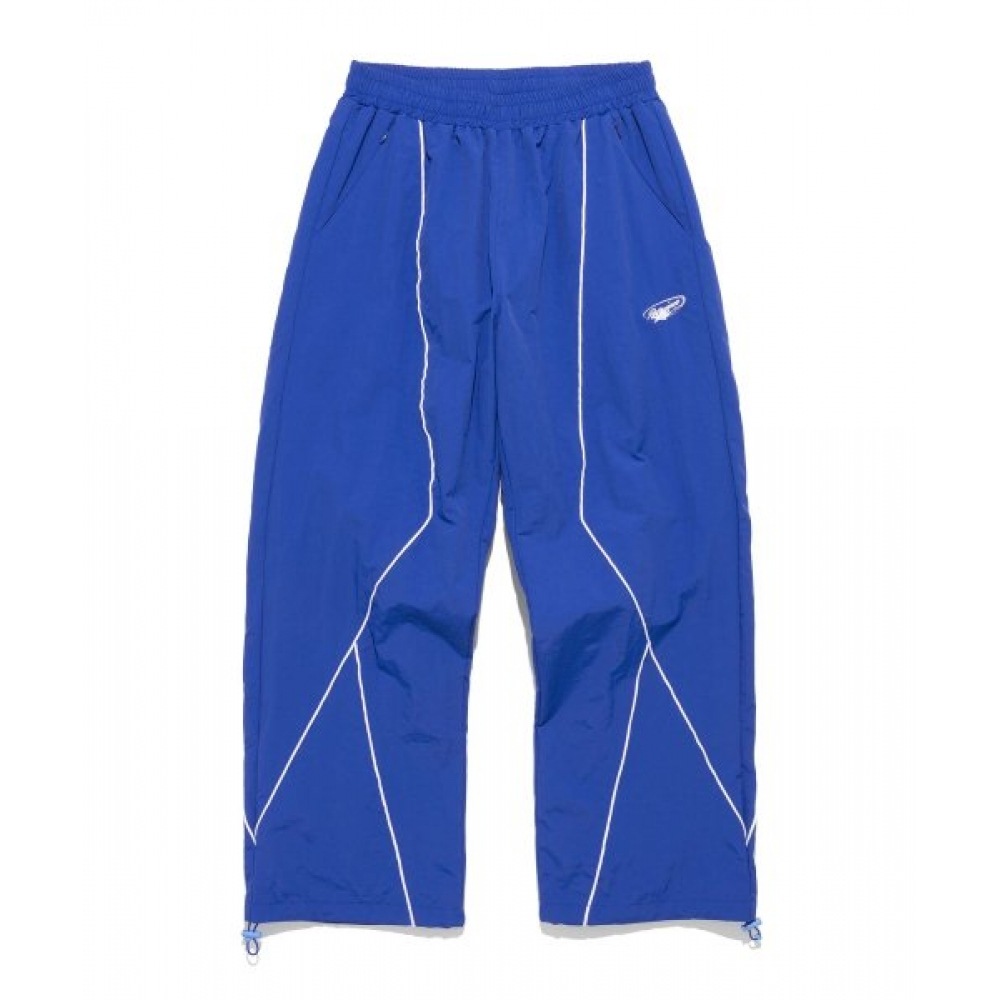 レトリーバークラブホワイトラインナイロンパンツ [ブルー]