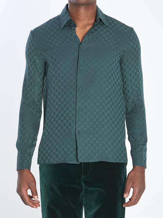 GUCCI Men Long Tops 847034 GREEN