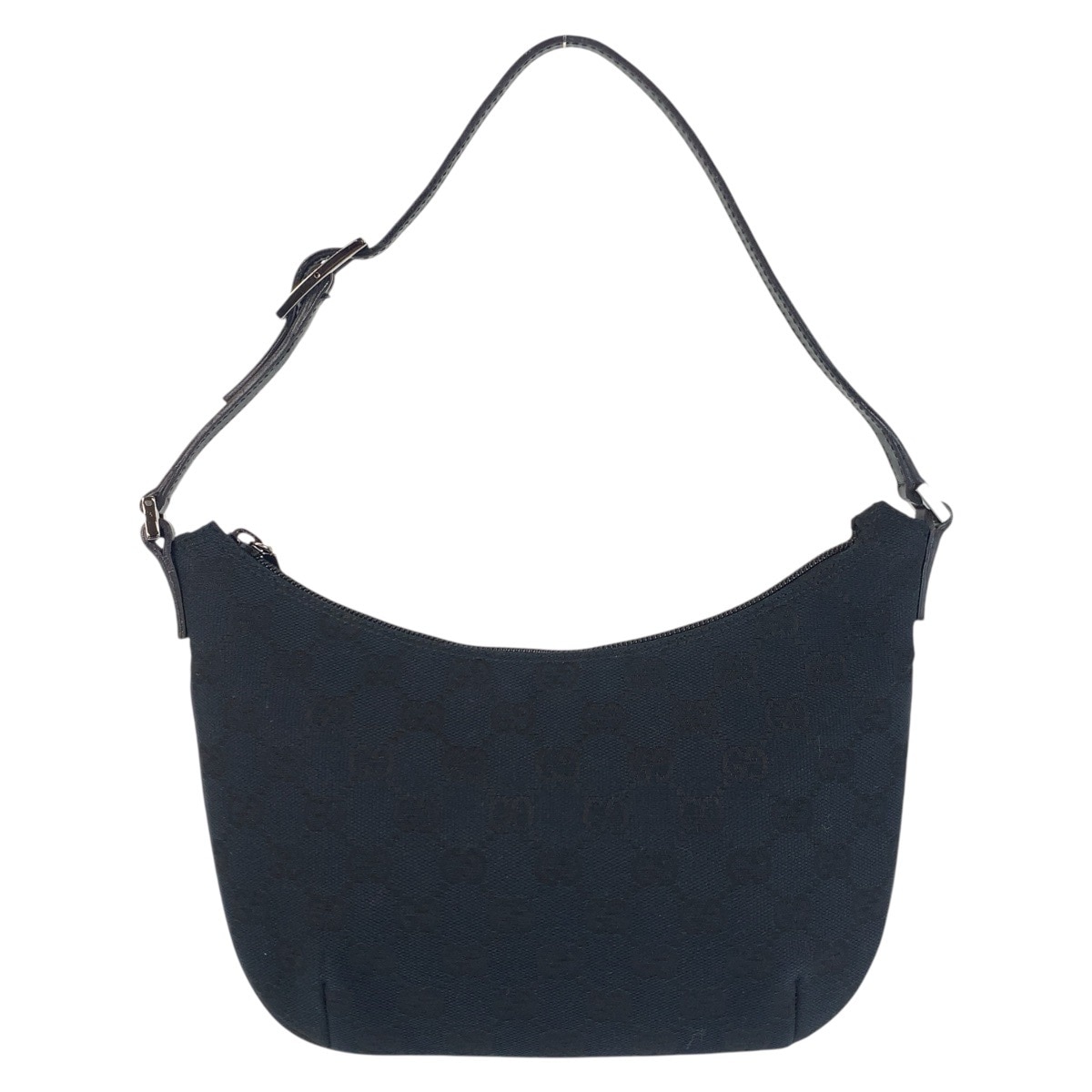 美品 ブラック 黒 GGキャンバス/レザー 005 0813 ショルダーバッグ レディース 501135