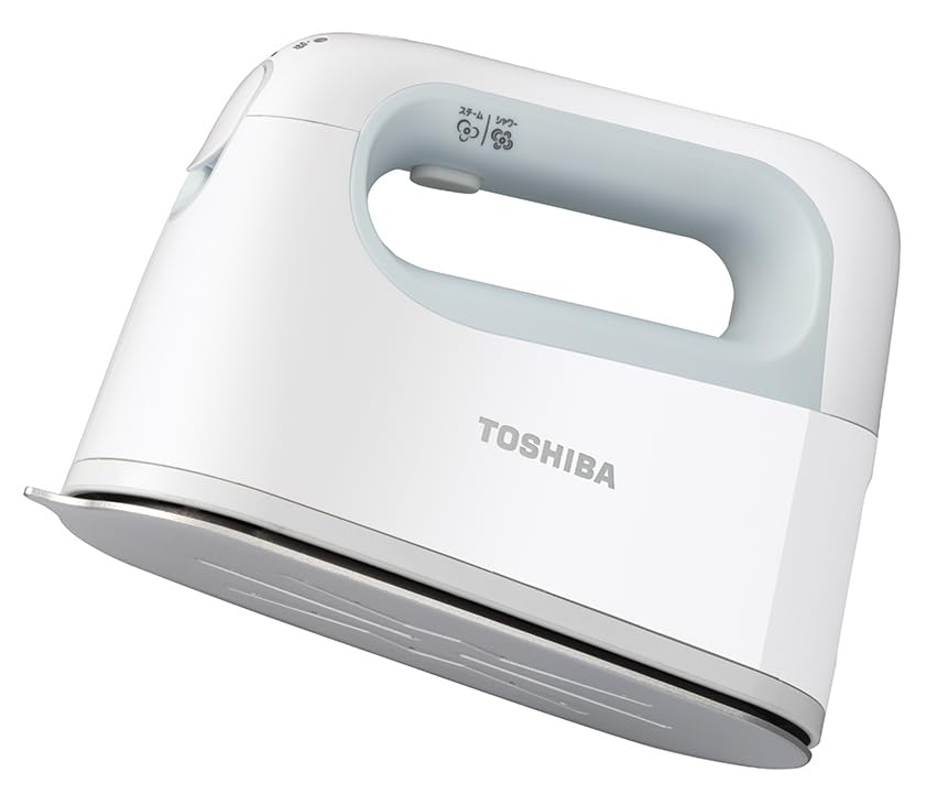 東芝 アイロン スチームアイロン コードレス 衣類スチーマー かけたまま 小型 約 0.69kg 最大約 14g/ 分 温度調節 3 段階 2Way TAS-X6-L
