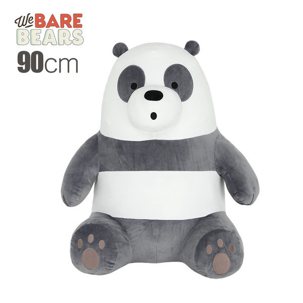 ウィベアベアス ジャイアント シッティング パンダ 90cm クマの動物人形 (贈呈品なくなり次第贈呈終了)