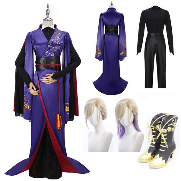 【本日限定激安格】ツイステッド　ワンダーランド Snow Princess Vil Schoenheit　コスプレ コスチューム 仮装 cosplay イベント ウィッグ 靴 能