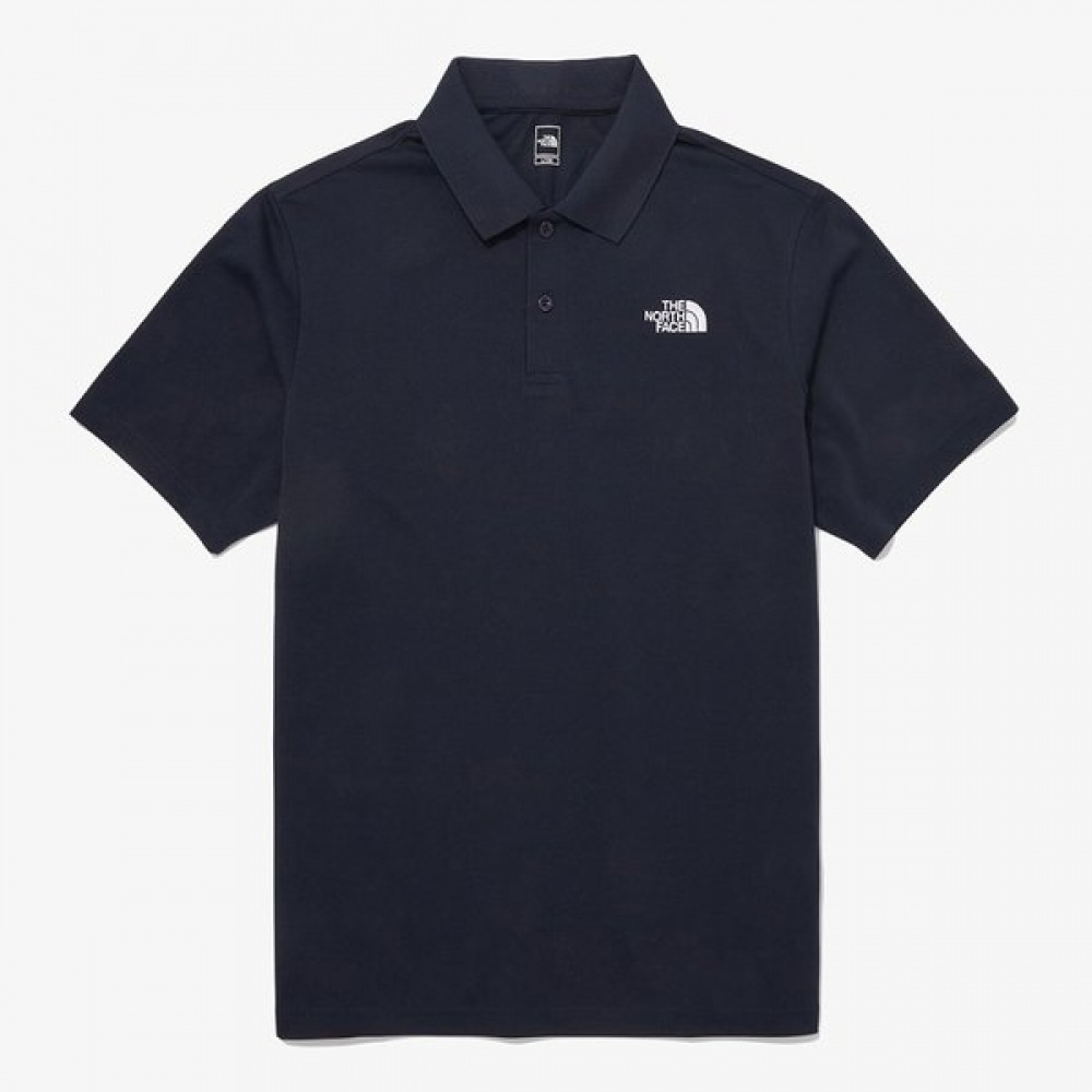 [ノースフェイス公式] NT7PR03B メンズクールマックスプライム半袖ポロ_ダークネイビー