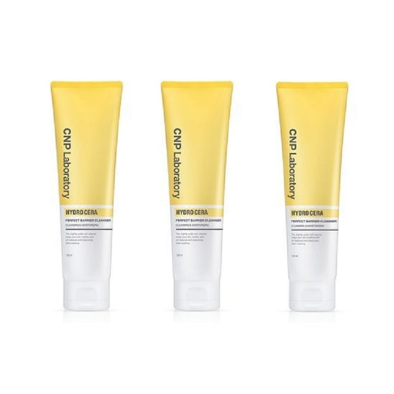 ハイドロセラ パーフェクトバリア クレンザー 120ml+120ml+120ml